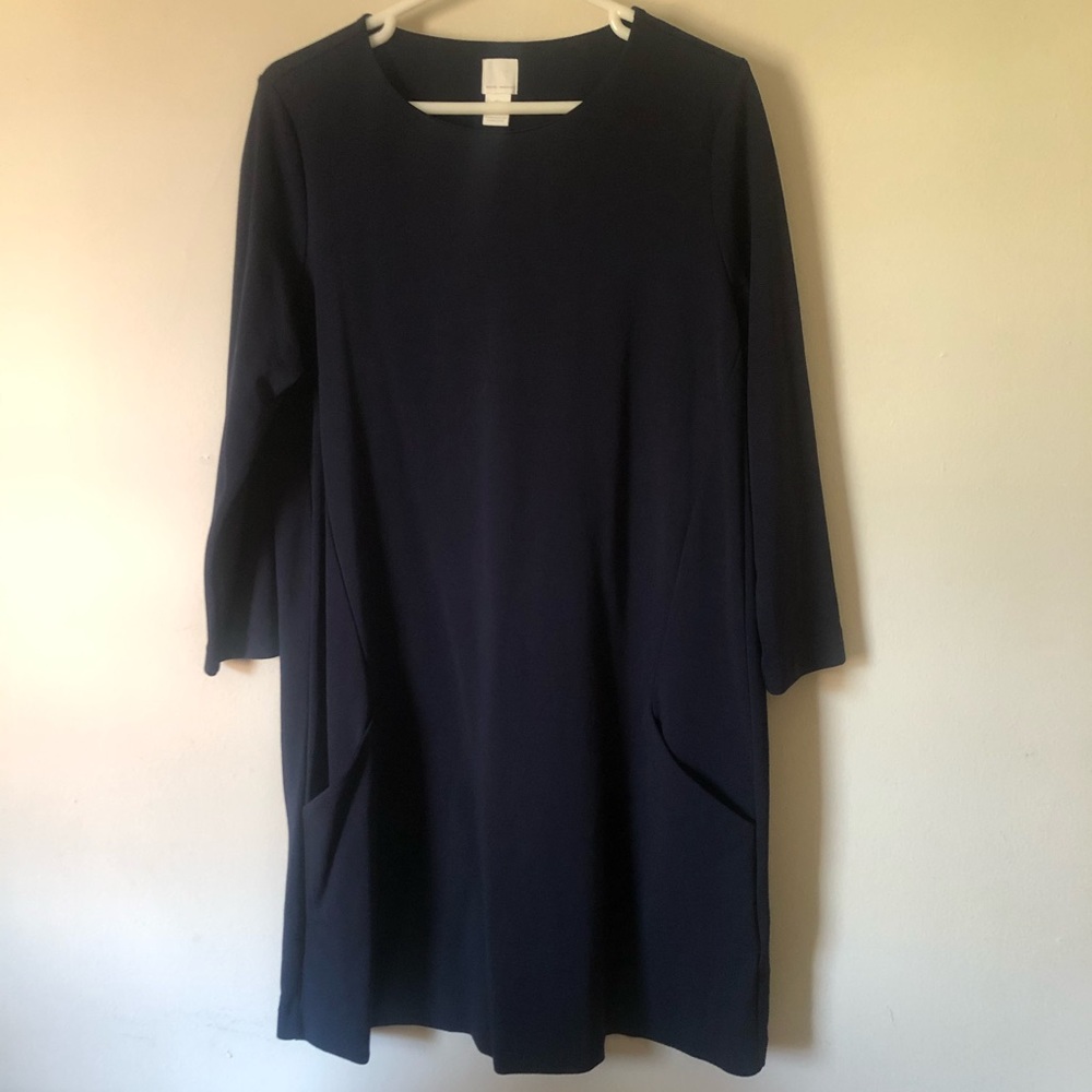 H&M Navy Blue Dress with Pockets (L)